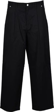 Moschino Cotton/Polyamide Trousers - Black