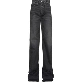 Frame Denim Wide Jeans, female, Black, Size: W27 The 1978 Jeans