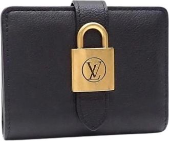 Louis Vuitton Pre-owned Wallets, female, Black, Size: ONE SIZE Pre-owned Fabric Wallet