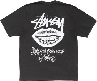 St&uuml;ssy Any Angle T-Shirt Pigment Dyed Faded Black 1905196-FADE