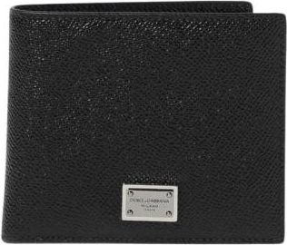 Dolce & Gabbana Bifold Portemonnee - Heren - Portefeuilles - Zwart - ONE Size - Leer - Accessoires
