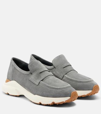 Tod's Suede penny loafers