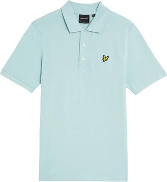 Lyle & Scott Tops, Heren, Blauw, L, Katoen, Polo Shirt