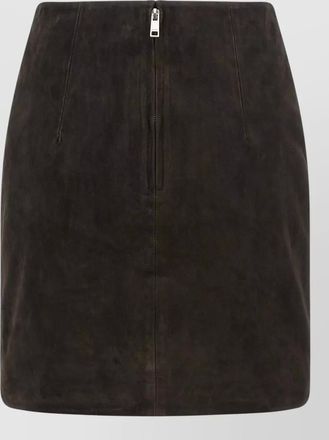 Rotate suede mini skirt