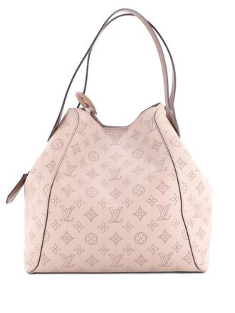 Louis Vuitton Hina Handbag Mahina Leather MM shoulder bag - Beige