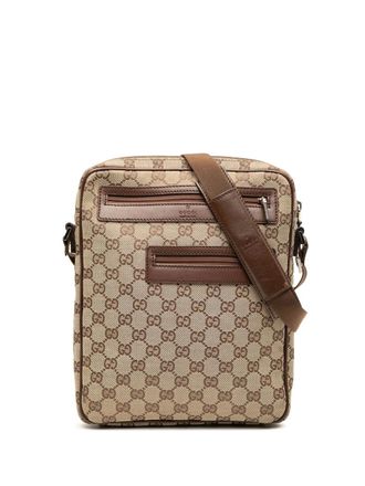 Gucci 2000-2015 GG Canvas crossbody bag - Brown