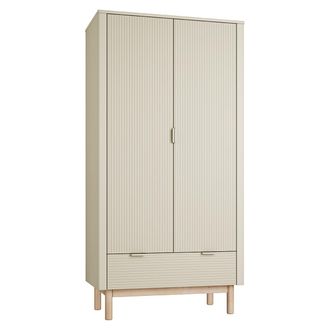 OEM Armoire 2 Portes 1 Tiroir Pinio Miloo Champagne