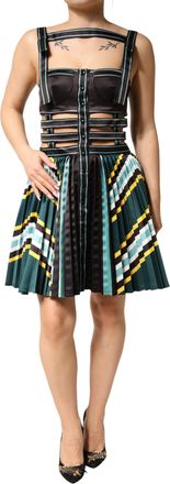 Philosophy di Lorenzo Serafini Multicolor Sleeveless A-line Womens Dress (Pre-Owned)