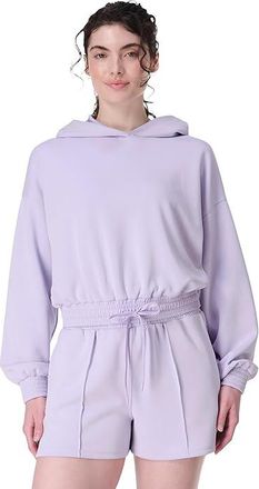 Sweaty Betty Sand Wash Cloudweight Crop Hoodie Womens Clothing Heather Purple : XS, Modal/Polyester/Spandex