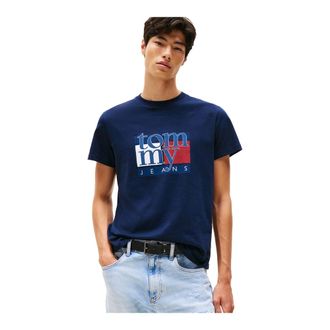 Tommy Jeans Uomo, Top, Blu, XL, new