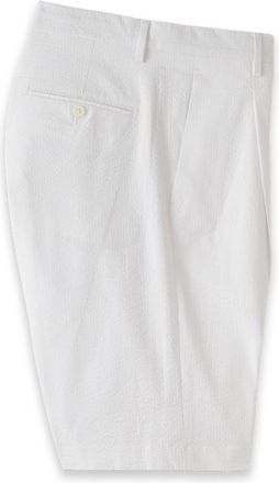 Paul Fredrick Cotton Seersucker Shorts