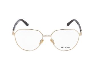 Balenciaga Sonnenbrille Balenciaga Bb0249 O 002 Gold Havanna Transparent /16/145