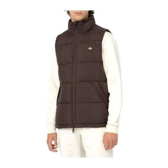 Dickies Waldenburg Vest - Heren - Bodywarmers - Bruin - XS - Leer - Jassen