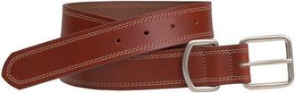 Johnston & Murphy Leather Belt in Mahogany at Nordstrom, Size 38
