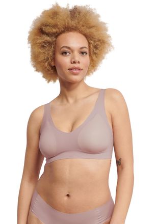 sloggi Bustier SLOGGI ZERO Feel 2.0 Bralette, Damen, Gr. XS, N-Gr, rosa (perola), Single Jersey, Obermaterial: 76% Polyamid, 24% Elasthan, unifarben, BHs Bus