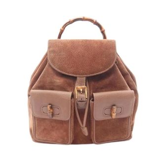 Gucci Pre-owned Backpacks, female, Brown, Size: ONE SIZE Pre-owned Vintage Backpack