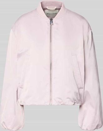 Marc O'Polo Regular Fit Blouson mit Baseball-Kragen in Hellrosa, Gr&ouml;&szlig;e 34