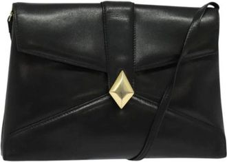 Givenchy Pre-owned Clutches, female, Black, Size: ONE SIZE Pre-owned Leather Shoulder Bag