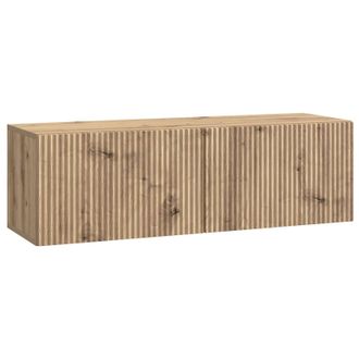 vidaXL Mueble Para Tv De Pared Roble Artesanal 98 X 31 X 30 Cm Vidaxl