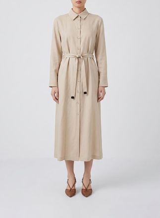 Max Mara Abito Nordica chemisier Max Mara in misto lino