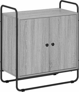 vidaXL Aparador Sonoma Gris 68 X 35 X 75 Cm Madera De Ingenier&iacute;a Vidaxl