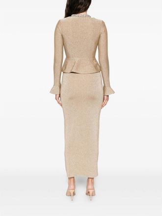 Self Portrait Dresses Gold