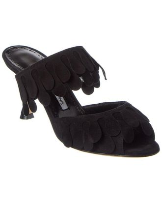 Manolo Blahnik Kelna 70 Suede Sandal
