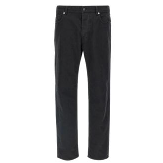 Stone Island Straight Jeans, male, Black, Size: W36 Bull Denim Straight Jeans