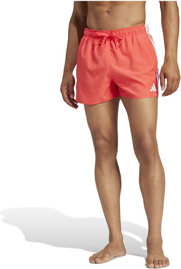 adidas Mens 3-Streifen 3-Inch Badeshorts Lucid Cyan/White 2XL ab