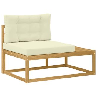 vidaXL Sof&aacute; De Esquina Exterior Blanco 115 X 83 X 73 Cm Poli&eacute;ster Vidaxl