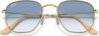 Ray-Ban Hexagonal RB 3548 Zonnebril - unisex - Zonnebrillen - Geel - 54 MM - Accessoires