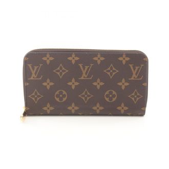 Louis Vuitton Brown Fuchsia Pink Coated Canvas Long Wallet (Bi-Fold) (Pre-Owned)