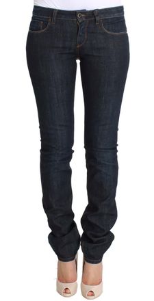 Costume National Cotton Stretch Slim Fit Womens Jeans