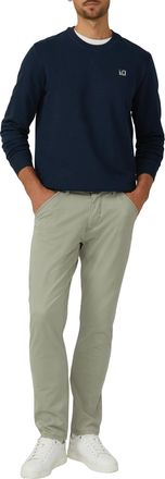 s.Oliver Sweatshirt S.OLIVER, Herren, Gr. XXL, blau (navy), Sweatware, Obermaterial: 70% Baumwolle, 30% Polyester, unifarben, regular fit taillenbedeckt, Rundh
