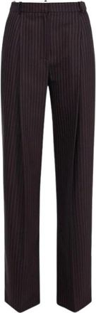 Elisabetta Franchi Pantaloni Palazzo - - Trousers - Donna - Marrone - S
