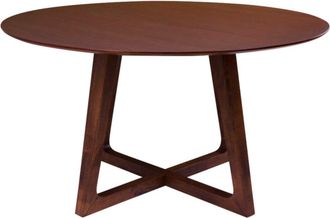 Moloo de comedor redonda para 4/6 personas &Oslash;137cm nogal