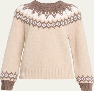 Rag & Bone Beth Fairisle Raglan Sweater