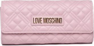 Love Moschino Pink Polyurethane Quilted Shoulder Bag