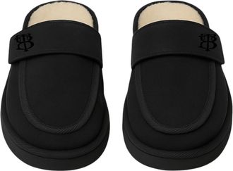 Billtornade BILL TORNADE Charentaise Womens Platform Charentaise, Black, 4 UK