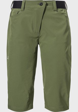 Sch&ouml;ffel 3/4-Hose SCH&Ouml;FFEL Capri Pants Style Keitele WMS, Damen, Gr. 36, Normalgr&ouml;ssen, gr&uuml;n (6737, gr&uuml;n), Oberstoff: 88% Polyester, 12% Elasthan, Hosen 3/4-Ho