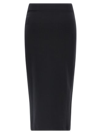 Off-white Womens Black Polyamide Midi Skirt