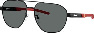 Ferrari Fz 5004D Zonnebrillen - Heren - Zonnebrillen - Zwart - 59 MM - Accessoires