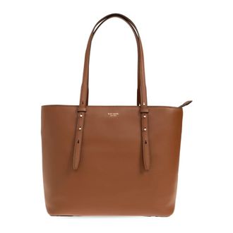 Kate Spade New York Tote Bags, female, Brown, Size: ONE SIZE Leather Shopper Bag