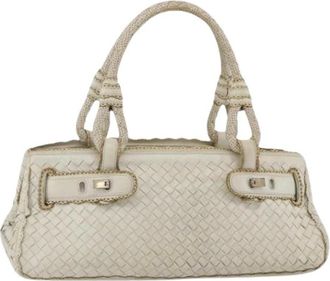 Bottega Veneta Pre-owned Handbags, female, White, Size: ONE SIZE Pre-owned Vintage Hand Bag
