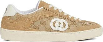 Gucci Sneaker Leather - Dames - Sneakers - Beige - 37 EU - Leer - Schoenen