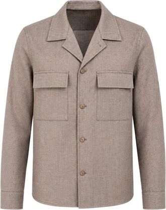 BRIGLIA 1949 Jas met marmer-effect - Heren - Zomerjassen - Grijs - XL - Jassen