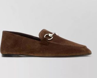 Gucci suede loafers