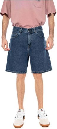 Carhartt Work in Progress Nolan Short - Heren - Denim shorts - Blauw - W28 - Katoen - Korte Broeken