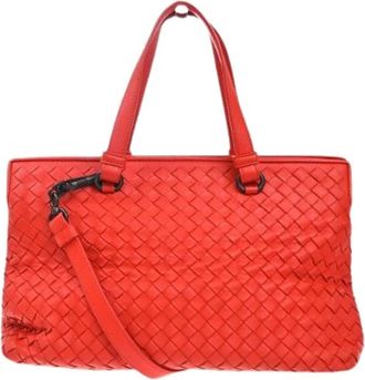 Bottega Veneta Pre-owned Handbags, female, Red, Size: ONE SIZE Pre-owned Vintage Handbag
