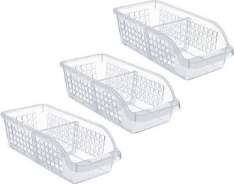 OEM Organizador De Nevera Con Separador - Caja De Almacenamiento Transparente - 3 Piezas - Pl&aacute;stico